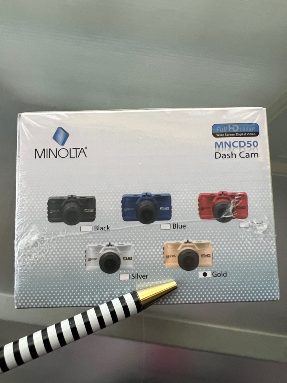 ⭐️NEW GOLD MNCD50 1080p Full HD Dash Cam 3.0" LCD Screen Wide Angle Lens Minolta - Picture 9 of 17